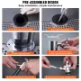 Kegerator Tower Kit, Single Tap Beer Conversion Kit, Stainless Steel Keg Beer Tower Dispenser with Dual Gauge W21.8 Regulator & 
