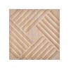 3D Slat Wall Panels 12-Pack 19.7x19.7'' PVC 32 Sq.Ft Coverage Light Wood