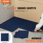 Carpet Tiles Peel and Stick, 24” x 24” Squares Self Adhesive Carpet Floor Tile, Soft Padded Carpet Tiles, Easy Install DIY for B