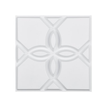 3D Wall Panels 33-Pack 11.81x11.81'' PVC 32 Sq.Ft Coverage Floral White