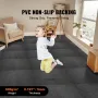 Carpet Tiles Reusable, 20"x 20" Carpet Squares With Padding Attached, Soft Padded Carpet Tiles, Easy Install DIY for Bedroom Liv