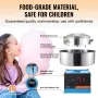 VEVOR Electric Cotton Candy Machine, 1000W Candy Floss Maker, Commercial Cotton Candy Machine with Stainless Steel Bowl, and Sug