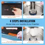 VEVOR Electric Cotton Candy Machine, 1000W Candy Floss Maker, Commercial Cotton Candy Machine with Stainless Steel Bowl, and Sug