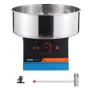 Electric Cotton Candy Machine, 1000W Candy Floss Maker, Commercial Cotton Candy Machine with Stainless Steel Bowl, and Sugar Sco
