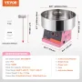 VEVOR Elektrisk Candy Candy Machine, 1000 W Candy Floss Maker, kommerciel Candy Candy Machine med rustfrit stål skål og sug