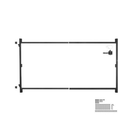 Gate Building Kit Fits 60 to 96 in Wide Openings 4 to 5 ft High Fence