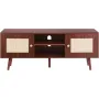 Rattan TV Stand, Boho TV Cabinet til 55 tommer TV, Mid Century