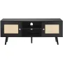 Rattan TV Stand, Boho TV Cabinet til 55 tommer TV, Mid Century