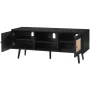 Rattan TV Stand, Boho TV Cabinet til 55 tommer TV, Mid Century