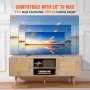 Rattan TV Stand, Boho TV Cabinet til 55 tommer TV, Mid Century