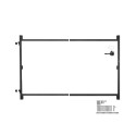 Gate Building Kit Fits 40 to 72 in Wide Openings 4 to 5 ft High Fence