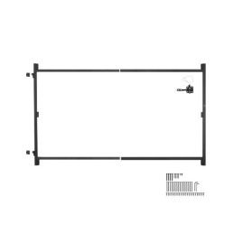 Gate Building Kit Fits 60 to 96 in Wide Openings 6 to 7 ft High Fence