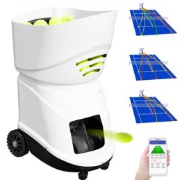 Tennis Ball Machine 150 Balls Intelligent App Control System Upgraded