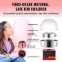 Electric Cotton Candy Machine, 1000W Candy Floss Maker, Commercial Cotton Candy Machine with Cover, Stainless Steel Bowl, and Su