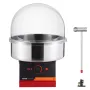 VEVOR Electric Cotton Candy Machine, 1000W Candy Floss Maker, Commercial Cotton Candy Machine with Cover, Stainless Steel Bowl, 
