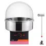 Electric Cotton Candy Machine, 1000W Candy Floss Maker, Commercial Cotton Candy Machine with Cover, Stainless Steel Bowl, and Su