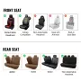 VEVOR Seat Covers, Universal Car Seat Covers Full Set Seats, Front and Rear Seat, 13pcs Faux Leather Seat Cover, Full Enclosed D