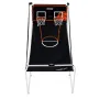 Foldable Basketball Arcade Game, 2 Player Indoor Basketball Game, Home Dual Shot Sport with 4 Balls, 8 Game Modes, Electronic Sc