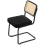 Rattan Stole, Sæt med 2, Mid Century Modern Dining Chair