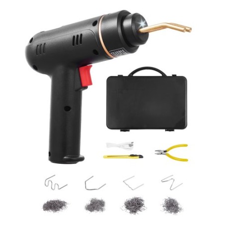 Cordless Plastic Welder Gun 120W Plastic Welder Kit med 400 hæfteklammer