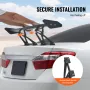Universal Rear Spoiler GT Style Adjustable Trunk Wing Car Racing 43.3"/110 cm