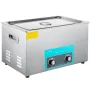 22L Ultrasonic Cleaner, 304 Stainless Steel Professional Knob Control, Ultrasonic Cleaner with Heater Timer for Jewelry Watch Gl