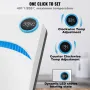 Heat Press Machine, 9x9 tommer Bærbar Shirt Printing