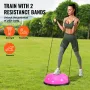 Half Exercise Ball Trainer, 23 inch Balance Ball Trainer, 660lbs Capacity Stability Ball, Yoga Ball with Resistance Bands & Foot