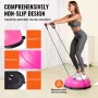 Half Exercise Ball Trainer, 23 inch Balance Ball Trainer, 660lbs Capacity Stability Ball, Yoga Ball with Resistance Bands & Foot