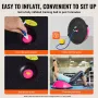 Half Exercise Ball Trainer, 23 inch Balance Ball Trainer, 660lbs Capacity Stability Ball, Yoga Ball with Resistance Bands & Foot