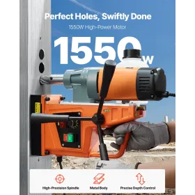 Magnetic Drill 1550W 2922lbf/13000N Portable Mag Drill Press 500RPM