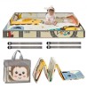 59"x71" Baby Play Mat Kids Crawling Soft Activity Floor Playmat 2 Side