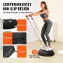 VEVOR Halv træningsboldtræner, 26 tommer balanceboldtræner, 1500lbs Kapacitetsstabilitetsbold, Yogabold med modstandsbånd