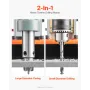Magnetic Drill, 1550W Motor 2 in Boring Diameter, 2922 lbf Portable Electric Mag Drill Press, 0-500 RPM Variable Speed, Drilling