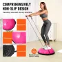 Half Exercise Ball Trainer, 26 inch Balance Ball Trainer, 1500lbs Capacity Stability Ball, Yoga Ball with Resistance Bands & Foo