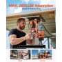 Magnetisk bor 1550W 2922lbf/13000n Portable Mag Drill Press 500