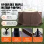 Pop Up Gazebo Tent, Pop-Up Screen Tent 6 Sided Canopy Sun Shelter with 6 Removable Privacy Wind Cloths & Mesh Windows, 12.5x12.5