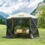 Pop Up Gazebo-telt, Pop-Up-skærmtelt 6-sidet baldakin