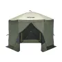 VEVOR Pop Up Gazebo Tent, Pop-Up Screen Tent 6 Sided Canopy Sun Shelter with 6 Removable Privacy Wind Cloths & Mesh Windows, 10x