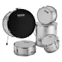 Adult Drum Set, 5-Piece, 22 inches Complete Full Size Drum Kit with Bass Toms Snare Floor Drum Adjustable Throne Stands Cymbal H