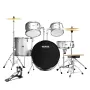Adult Drum Set, 5-Piece, 22 inches Complete Full Size Drum Kit with Bass Toms Snare Floor Drum Adjustable Throne Stands Cymbal H