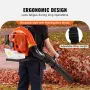 VEVOR Backpack Leaf Blower, 79CC 2-Cycle Gas Leaf Blower with 3L Fuel Tank, 930CFM Air Volume 184MPH Speed, Ideal for Lawn Care,