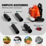 VEVOR Backpack Leaf Blower, 79CC 2-Cycle Gas Leaf Blower with 3L Fuel Tank, 930CFM Air Volume 184MPH Speed, Ideal for Lawn Care,