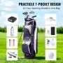 VEVOR Golf Cart Bag with 14 Way Organizer Divider Top, 36” Multiple Pockets Premium Nylon Cart Bag, Durable Golf Bags with Handl
