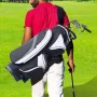 Golf Cart Bag with 14 Way Organizer Divider Top, 36” Multiple Pockets Premium Nylon Cart Bag, Durable Golf Bags with Handles & D
