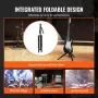 VEVOR Tripod Guitar Stand Floor-Standing Foldable 900-1200 mm (35.4-47.2 in) Adjustable Height