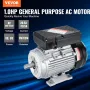 VEVOR 0.75KW Electric Motor 1400 rpm, AC 220~240V 5.45A, 80, B3 Frame, Air Compressor Motor Single Phase, 19mm Keyed Shaft, CW/C