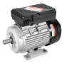 0.75KW Electric Motor 1400 rpm, AC 220~240V 5.45A, 80, B3 Frame, Air Compressor Motor Single Phase, 19mm Keyed Shaft, CW/CCW Rot