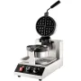 Kommerciel rund vaffelmaskine 1300W Roterbar non-stick