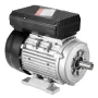 VEVOR 0,55KW elektrisk motor 1400 rpm, AC 220~240V 4,5A, 80, B3 ramme, luftkompressormotor enkeltfaset, 19 mm nøgleaksel, CW/CC